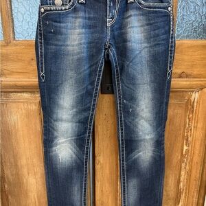 Rock Revival Jen Skinny Jeans size 28
